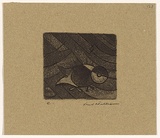 Artist: WILLIAMS, Fred | Title: Little fish | Date: 1961 | Technique: etching, aquatint and engraving, printed in black ink, from one copper plate | Copyright: © Fred Williams Estate