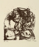 Artist: Grieve, Robert. | Title: not titled [figure] | Date: 1983 | Technique: lithograph, printed with black ink, from one stone