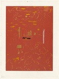 Artist: Johnson, Tim. | Title: Three worlds | Date: 1987 | Technique: screenprint, printed in colour, from multiple stencils | Copyright: © Tim Johnson