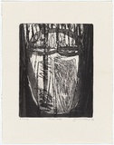 Artist: Andrews, Garry. | Title: Christ - mask | Date: 1992, November | Technique: etching, aquatint and open bite, printed in black ink from one plate | Copyright: © Garry Andrews. Licensed by VISCOPY, Australia