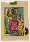Title: Native dancer | Date: 1953 | Technique: screenprint, printed in colour, from five stencils
