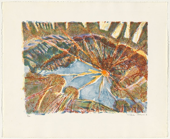 Artist: Robinson, William. | Title: Sunshine print | Date: 1990-92 | Technique: lithograph, printed in colour, from multiple plates