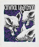 Artist: WORSTEAD, Paul | Title: Animal Liberation | Date: 1984 | Technique: screenprint, printed in colour, from three stencils | Copyright: This work appears on screen courtesy of the artist