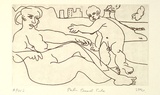 Artist: Furlonger, Joe. | Title: Palm Beach suite (no.14) | Date: 1990 | Technique: etching, printed in black ink, from one plate