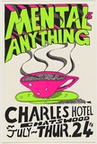 Artist: WORSTEAD, Paul | Title: Mental as anything - Charles Hotel. | Date: 1980 | Technique: screenprint, printed in colour, from three stencils | Copyright: This work appears on screen courtesy of the artist