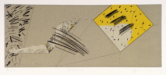 Artist: SPURRIER, Stephen | Title: Chiara | Date: 1977 | Technique: etching, printed in colour, from multiple plates