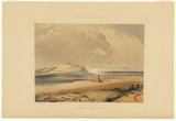 Artist: Angas, George French. | Title: Sea mouth of the Murray. | Date: 1846-47 | Technique: lithograph, printed in colour, from multiple stones; varnish highlights by brush