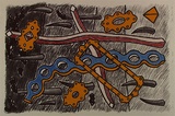 Artist: Bowen, Dean. | Title: The gasket | Date: 1988 | Technique: lithograph, printed in colour, from two plates; hand-coloured in crayon