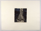 Artist: Marshall, Jennifer. | Title: Moonlight | Date: 1994 | Technique: woodcut printed in blue and black ink, from two blocks; embossing
