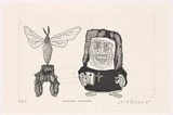 Artist: Cullen, Adam. | Title: Non sensical non secular | Date: 2005 | Technique: etching, printed in black ink, from one plate