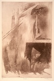 Artist: Defteros, June. | Title: Metamorphism V | Date: 1993 | Technique: etching and aquatint, printed in brown ink, from one plate
