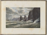 Artist: von Guérard, Eugene | Title: South end of Tasman's Island. | Date: (1866 - 68) | Technique: lithograph, printed in colour, from multiple stones
