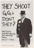 Artist: MACKINOLTY, Chips | Title: They shoot G.G.'s don't they? | Date: 1976 | Technique: screenprint, printed in colour, from one stencil