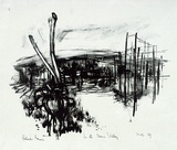 Artist: Grieve, Robert. | Title: In the Ovens Valley | Date: 1959 | Technique: lithograph, printed in black ink, from one stone [or plate]