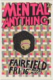 Artist: WORSTEAD, Paul | Title: Mental as anything - Fairfield | Date: 1980 | Technique: screenprint, printed  in colour, from three stencils in pink, gold and black inks | Copyright: This work appears on screen courtesy of the artist