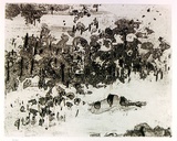 Artist: WILLIAMS, Fred | Title: You Yangs pond | Date: 1963-64 | Technique: etching, aquatint, engraving and drypoint, printed in sepia ink, from one copper plate | Copyright: © Fred Williams Estate