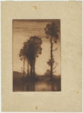 Artist: Gruner, Elioth. | Title: Twilight. | Date: 1931, 14 July | Technique: drypoint, printed in black ink, from one plate