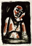 Artist: Grieve, Robert. | Title: Tired miner | Date: 1953 | Technique: lithograph, printed in colour, from two stones [or plates]