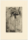 Artist: HANRAHAN, Barbara | Title: Dreamer | Date: c.1960 | Technique: etching and aquatint, printed in black ink, from one plate