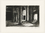 Artist: AMOR, Rick | Title: Interior. | Date: 1995 | Technique: etching, printed in black ink, from one plate