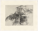 Artist: Taylor, Michael. | Title: Derelict hut | Date: 2006 | Technique: etching, printed in black ink, from one zinc plate | Copyright: © Michael Taylor