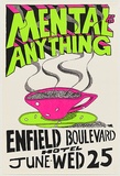 Artist: WORSTEAD, Paul | Title: Mental as anything - Enfield Boulevard | Date: 1980 | Technique: screenprint, printed in colour, from three stencils | Copyright: This work appears on screen courtesy of the artist