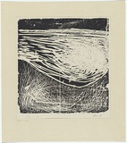 Artist: MADDOCK, Bea | Title: Ebb tide | Date: 1962 | Technique: plaster-cut, printed in black ink by hand-burnishing, from one plaster block