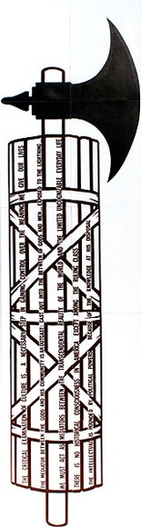 Artist: Ramsden, Mel. | Title: Fasces. Part I. | Date: 1977 | Technique: lithograph, printed in black ink, from one stone [or plate]