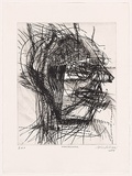 Artist: Cullen, Adam. | Title: Manslaughter. | Date: 2001 | Technique: drypoint, printed in black ink, from one perspex sheet