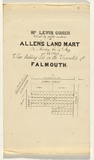 Artist: UNKNOWN | Title: Auction plan for lots in the township of Falmouth | Date: 1857 | Technique: lithograph, printed in black ink, from one stone [or plate]