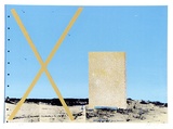Artist: WICKS, Arthur | Title: Cultivating the sand memories II | Date: 1980 | Technique: photo-screenprint, printed in colour, from multiple stencils
