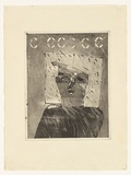 Artist: Moore, Mary. | Title: Self portrait | Date: 1977 | Technique: aquatint printed in black ink, from one zinc plate | Copyright: © Mary Moore