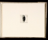 Artist: Mann, Gillian. | Title: (Shaded oval). | Date: 1981 | Technique: etching, printed in black ink, from one plate