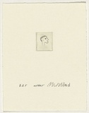 Artist: Cullen, Adam. | Title: Infant | Date: 2001 | Technique: etching, printed in black ink, from one plate