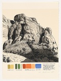 Artist: ROSE, David | Title: Near the entrance to Echidna chasm | Date: 1987 | Technique: screenprint, printed in colour, from multiple stencils