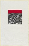 Artist: JOSE, Ellen | Title: Seascape | Date: 1987 | Technique: linocut, printed in colour, from mutlitple blocks