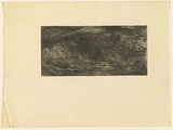 Artist: Halpern, Stacha. | Title: not titled [Abstraction] | Date: (1958) | Technique: etching, printed in black ink, from one plate