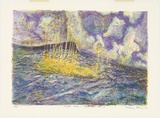 Artist: Robinson, William. | Title: Creation series - Earth and Sea II | Date: 1995 | Technique: lithograph, printed in colour, from mtultiple plates