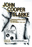 Artist: MERD INTERNATIONAL | Title: Poster: John Cooper Clark | Date: 1984 | Technique: screenprint