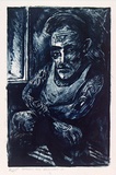 Artist: Davis, James. | Title: Tattoed man, Brunswick Street. | Date: 1989 | Technique: monotype, printed in black ink, from one plate