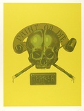 Artist: Gerber, Matthys. | Title: Paint or die | Date: 1992 | Technique: screenprint, printed in colour, from five stencils