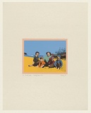 Artist: HARVEY, Geoffrey | Title: Family snap - Clovelly Beach '59 | Date: 1977 | Technique: photo-screenprint, printed in colour, from multiple stencils