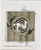 Artist: SELLBACH, Udo | Title: (Target) | Date: 1966 | Technique: lithograph, printed in colour, from three stones