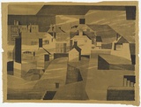 Artist: Courier, Jack. | Title: Rooftops. | Technique: lithograph, printed in black ink, from one stone [or plate]