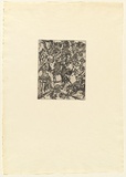 Artist: Halpern, Stacha. | Title: not titled [Abstraction] | Date: (1956-58) | Technique: etching, printed in black ink, from one plate
