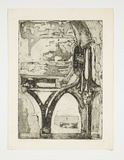 Artist: Courier, Jack. | Title: Litho Press. | Technique: etching, printed in black ink, from one plate