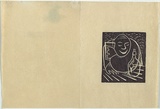 Artist: Barwell, Geoff. | Title: (Torpor). | Date: (1955) | Technique: linocut, printed in black ink, from one block