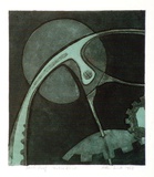 Artist: WICKS, Arthur | Title: Eye of God | Date: 1967 | Technique: etching and aquatint, printed in colour