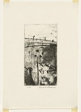 Artist: WILLIAMS, Fred | Title: Hummock and gum tree | Date: 1965-66 | Technique: etching, aquatint and engraving, printed in black ink, from one copper plate | Copyright: © Fred Williams Estate