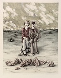 Artist: RICHARDSON, Berris | Title: Mexican Life: Portrait of friends | Date: 1981 | Technique: lithograph, printed in colour, from five stones [or plates]